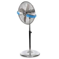 Image of Pedestal Fan, 16 Inch, Oscillating, 3 Speeds, Chrome, Igenix DF1660