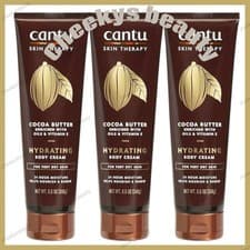 Image of 3x Cantu Skin Therapy Hydrating Body Cream Cocoa Butter & Vitamin E. 240g