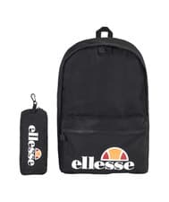 Image of Ellesse Backpack Unisex Back to School Rolby Backpack Bag Set Black
