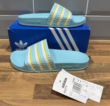 Image of adidas Adilette "Blue Zest" Sliders - Size 4 - BNWT & Box - Make an Offer...