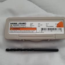 Image of M4 x 0.7mm Dormer Pramet Hss Straight flute 6H tap set and 1 x Dormer A100 drill