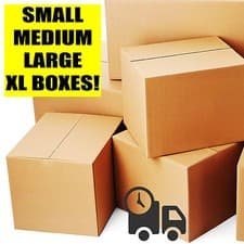 Image of Single / Double Wall Cardboard Boxes - Postal Packing Removals Mailing Cartons