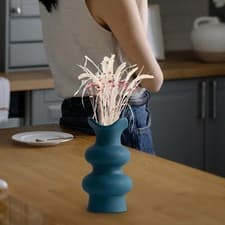 Image of Ceramic Vase Decorative Vase Minimalism Modern Floral Arrangement Vase Boho