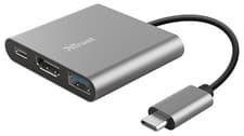 Image of Dalyx 3-in-1 Multiport USB-C Adaptor with USB & Digital A/V Cable - 23772