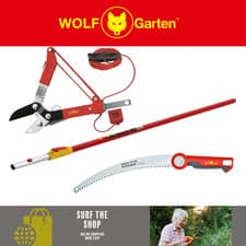 Image of Wolf-Garten Multi-Change PC370MS Pruning Saw/RCM Loppers/ ZMV4 Telescopic Handle