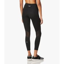 Image of Calvin Klein Performance Women Black High Waist 7/8 Tight Leggings Mesh  Size L