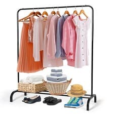 Image of Metal Clothing Rack Garment Rack, Closet Rack Heavy Duty Hanging Racks for Clot