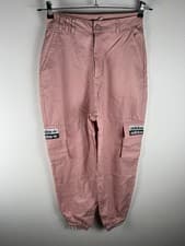 Image of Adidas Originals Women's Cargo Pants Size XS Pink