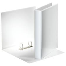 Image of Esselte A5 White Presentation Ring Binder 2x 'D' Rings 25mm