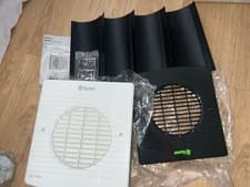 Image of XPELAIR WX6 RS 90865AW 6” WALL FAN COMPLETE WITH WALL TUBE