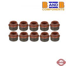 Image of VALVE STEM SEALS x 10 ELRING 553.190 AUDI BMW FIAT FORD SEAT VAUXHALL VW A3287