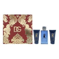 Image of Dolce & Gabbana K Eau de Parfum 100ml, Aftershave Balm + Shower Gel Gift Set
