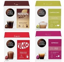 Image of Dolce Gusto Capsules - Mixed 4 Packs (56 Drinks) As Pictured - Short Shelf Life