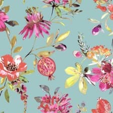 Image of Holden Decor Floral 10m Wallpaper Black Navy Teal Pink Available