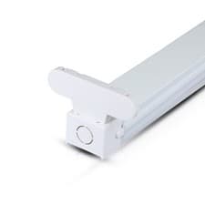 Image of V-TAC VT6053 LED Tube Indoor Batten Fittings Cool White Double 60CMx2 IP20