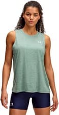Image of UNDER ARMOUR Women's Green Tech Slub Tank Training Top Medium BNWT C1988