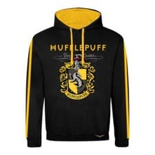 Image of Official Harry Potter Property of Hufflepuff Pullover Hoodie Fans Wizard Wear