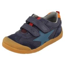 Image of Boys Startrite Leather Star Casual Hook And Loop Fastening Shoes 'Tickle Star'