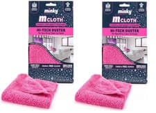 Image of 2 x Minky M Hi Tech Duster Cleaning Cloth Recommended By Mrs Hinch NEW