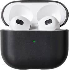 Image of Native Union Leather Case For Airpods 3rd Gen, Italian Leather Case - Black