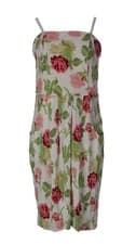 Image of Gant Women's Floral Pleated Dress Large Eggshell