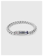Image of Genuine Tommy Hilfiger Metal Notch Iconic Logo Bracelet 2790433 - 19cm