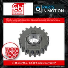 Image of Crankshaft Pulley fits OPEL ASTRA F, G 1.4 1.6 91 to 05 C14NZ Belt 0614526 Febi