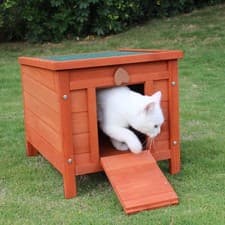 Image of Bunny Business Rabbit/guinea Pig/cat Wooden Hide House Run Hide Shelter- 50...
