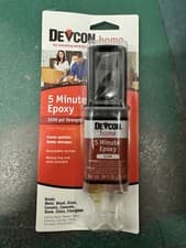Image of Devcon 20845 - 5 Minute Epoxy - 25ml Syringe - General Purpose Clear Heavy Duty