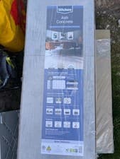 Image of 5, 1/2 x Wickes Ash Concrete 8mm Tile Effect Laminate Flooring - 2.53m2