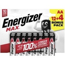 Image of Energizer E303326700 Max AA Battery Alkali-Manganese 1.5V 16 pc(s)