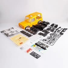 Image of Killerbody 1/10 RC Car Land Rover Defender LR90 Hard Body Shell Set - Yellow