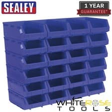 Image of Sealey Plastic Storage Bin 150 x 240 x 130mm - Blue Pack of 24