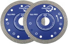 Image of 115mm x 2 Diamond Tile Cutting Blade  Angle Grinder Disc for Ceramic & Porcelain