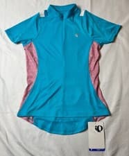 Image of Pearl Izumi Select 1/2 Zip Cycle Jersey Short Sleeve Blue NEW Women's Medium $60
