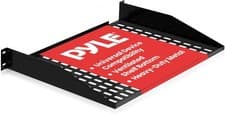 Image of Pyle 2-Pc 1U Server Rack Shelf, Vented Shelves for Good Air 2U Single Pack