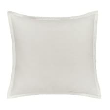 Image of Morris and Co Unisex Linen Cotton Square Pcase White Pillowcase