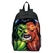 Image of Marvel Avengers Hulk Backpack Cartoon School Bag Travel Sport Shoulders Bag Gift