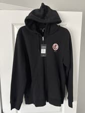 Image of True Religion Global Buddha Full-Zip Hoodie Jet Black Men's Medium M NWT