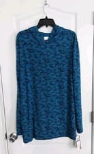 Image of Grand Slam Men's Performance Hoodie Blue Grouper Heather Size: XL MSRP $65