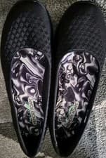 Image of Skechers Go Walk Ladies Black Slip-On. Size UK 4. Memory Foam. New.