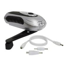 Image of Sealey Wind Up Torch 3 LED Light Camping Walking Lamp Eco Dynamo Light
