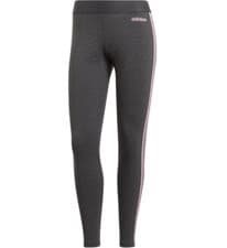 Image of adidas Essentials 3 Stripe Tights Grey/Pink Womens 4/6 XS #REF14