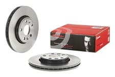 Image of 2x BREMBO 09.8137.31 Brake Disc Front Fits Renault Kangoo Kangoo Be Bop Megane