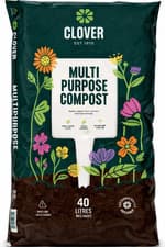 Image of Clover Multi Purpose Peat Compost 20L 40L 60L Garden Soil Improver Flowers Veg