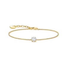 Image of Thomas Sabo Gold Round CZ Bracelet