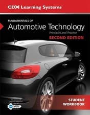 Image of Fundamentals Of Automotive Technology Student Workbook - 9781284119503
