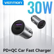 Image of USB Car Charger Quick Charge SCP QC4.0 QC3.0 30W Type C PD Car Fast Charging PD