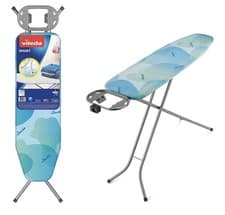 Image of Vileda Smart Ironing Board, Blue, 114 cm long x 34 wide x 75-91 Blue 