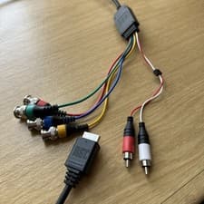 Image of Sony PlayStation 2/3 NTSC/PAL RGBS BNC cable
